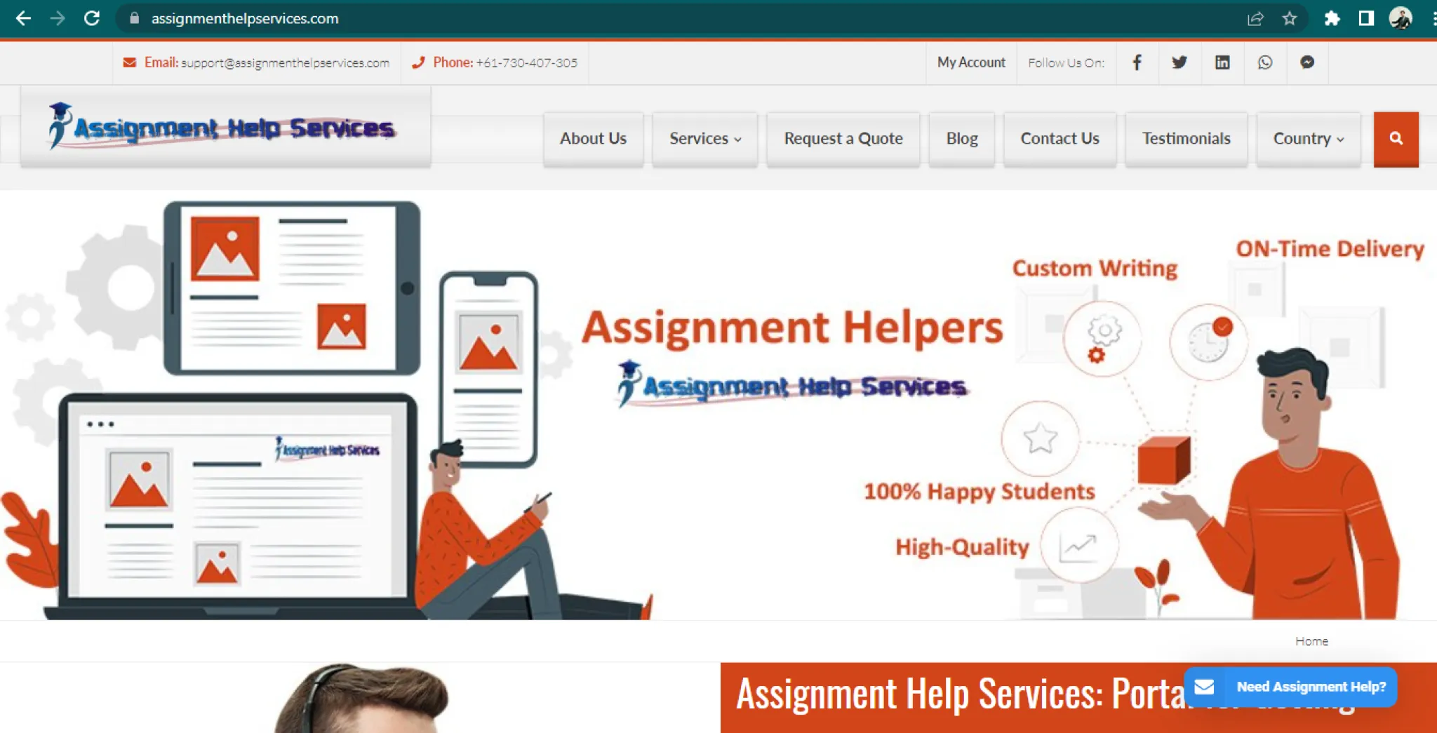 AssignmentHelpServices Review
