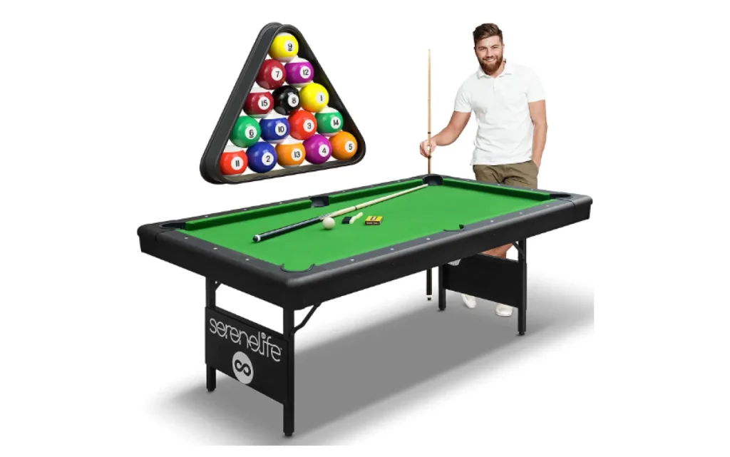 SereneLife 6 Ft Folding Pool Table